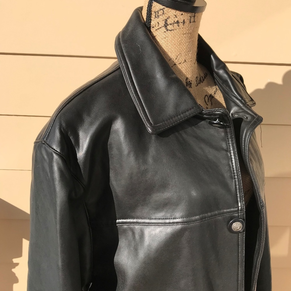 GV Italian Vegan-Leather Jacket